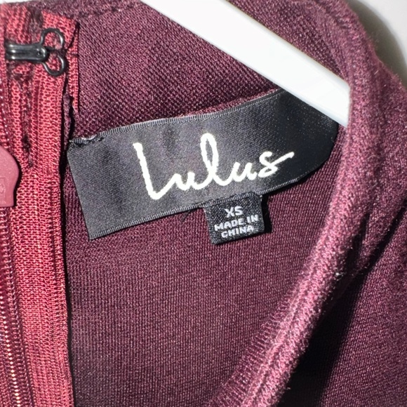 Lulus Striped High Neck Sleeveless Bodycon Dress *XS* - Picture 5 of 5